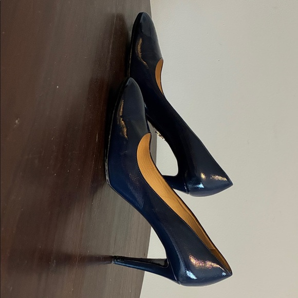 Prada Navy Blue Women's Heels Size 41 - Picture 8 of 8